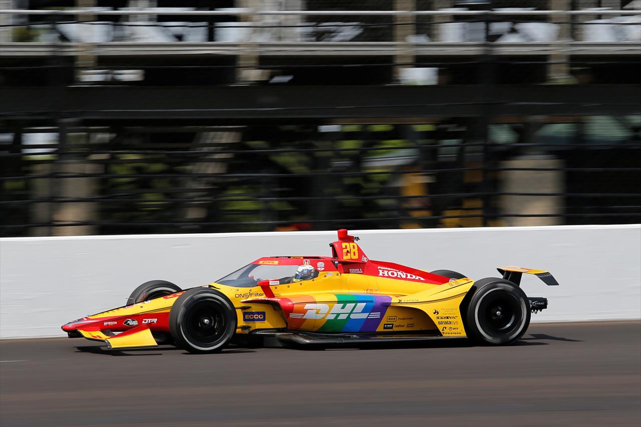 Ryan Hunter-Reay - Indianapolis 500 Practice - By: Paul Hurley -- Photo by: Paul Hurley